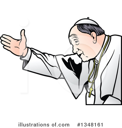 Pope Clipart #1104865 - Illustration by xunantunich