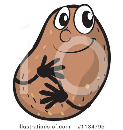 Potato Clipart #1134795 - Illustration by Graphics RF