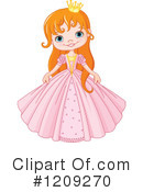 Princess Clipart #1209270 by Pushkin