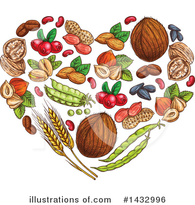 Peanut Clipart #1432996 by Vector Tradition SM