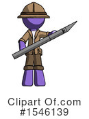 Purple Design Mascot Clipart #1546139 by Leo Blanchette