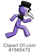 Purple Design Mascot Clipart #1565472 by Leo Blanchette