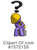 Purple Design Mascot Clipart #1572159 by Leo Blanchette