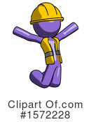 Purple Design Mascot Clipart #1572228 by Leo Blanchette