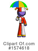 Purple Design Mascot Clipart #1574618 by Leo Blanchette