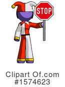 Purple Design Mascot Clipart #1574623 by Leo Blanchette