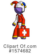 Purple Design Mascot Clipart #1574682 by Leo Blanchette