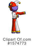 Purple Design Mascot Clipart #1574773 by Leo Blanchette