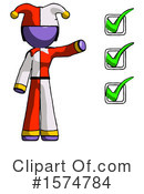 Purple Design Mascot Clipart #1574784 by Leo Blanchette