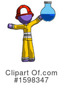 Purple Design Mascot Clipart #1598347 by Leo Blanchette
