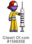 Purple Design Mascot Clipart #1598358 by Leo Blanchette