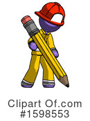 Purple Design Mascot Clipart #1598553 by Leo Blanchette