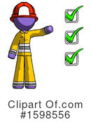 Purple Design Mascot Clipart #1598556 by Leo Blanchette