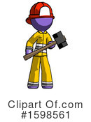 Purple Design Mascot Clipart #1598561 by Leo Blanchette