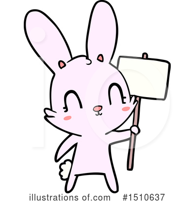 Royalty-Free (RF) Rabbit Clipart Illustration by lineartestpilot - Stock Sample #1510637