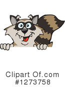 Raccoon Clipart #1273758 by Dennis Holmes Designs