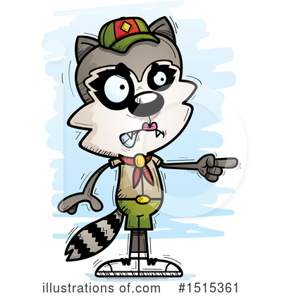 Raccoon Clipart #1515361 by Cory Thoman