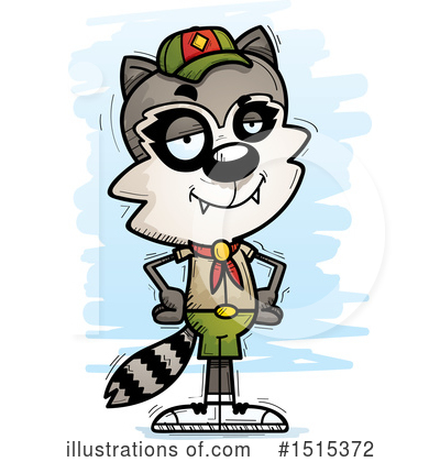 Raccoon Clipart #1515372 by Cory Thoman