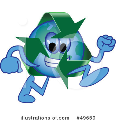 Recycle Mascot Clipart #49632 - Illustration by Toons4Biz