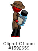 Red Design Mascot Clipart #1592659 by Leo Blanchette