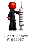 Red Design Mascot Clipart #1592957 by Leo Blanchette