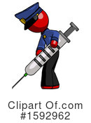 Red Design Mascot Clipart #1592962 by Leo Blanchette