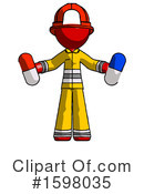 Red Design Mascot Clipart #1598035 by Leo Blanchette