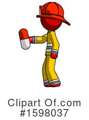 Red Design Mascot Clipart #1598037 by Leo Blanchette