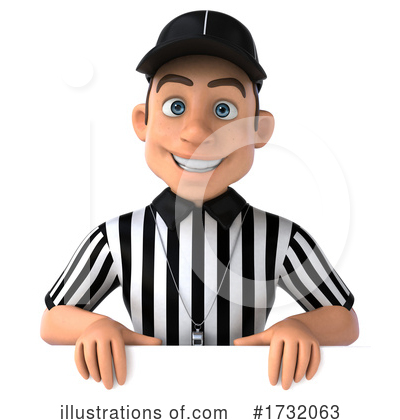 Referee Clipart #1732063 - Illustration by Julos