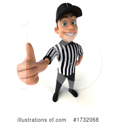 Referee Clipart #1732068 - Illustration by Julos