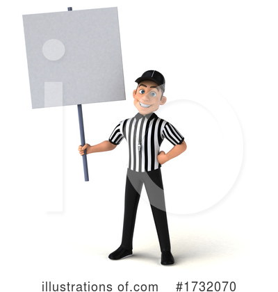 Referee Clipart #1732070 - Illustration by Julos