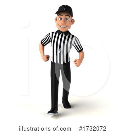 Referee Clipart #1732072 - Illustration by Julos