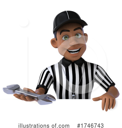 Referee Clipart #1746743 - Illustration by Julos