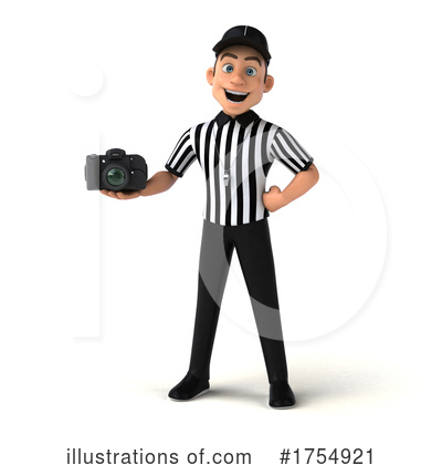 Referee Clipart #1754921 - Illustration by Julos