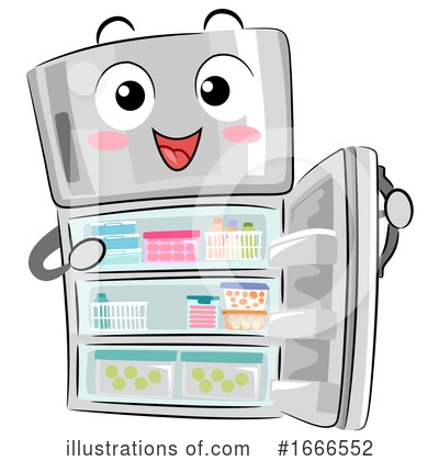 Refrigerator Clipart #1101855 - Illustration by BNP Design Studio