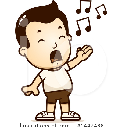 Singing Clipart #94618 - Illustration by Cory Thoman