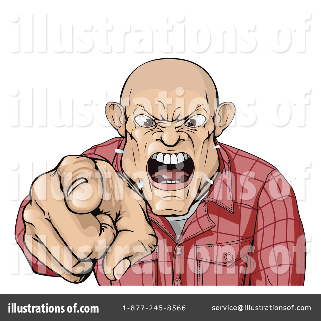 Angry Clipart #1067764 - Illustration by AtStockIllustration