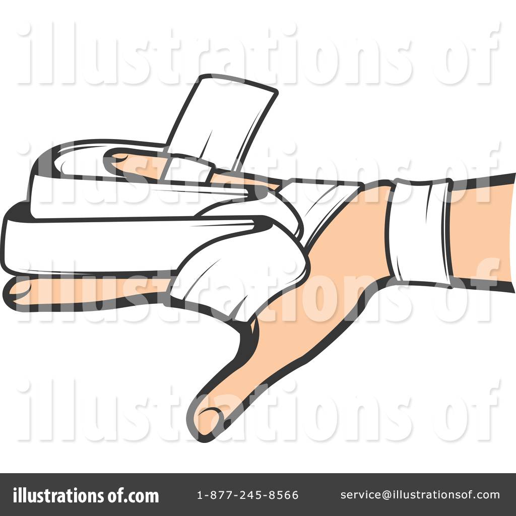 Bandage Clipart #1698461 - Illustration by Vector Tradition SM