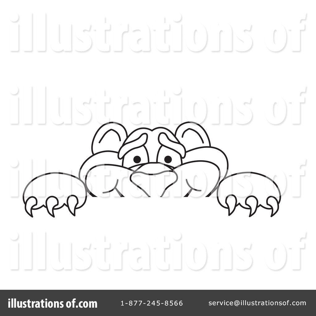 Big Cat Mascot Clipart #49524 - Illustration by Mascot Junction