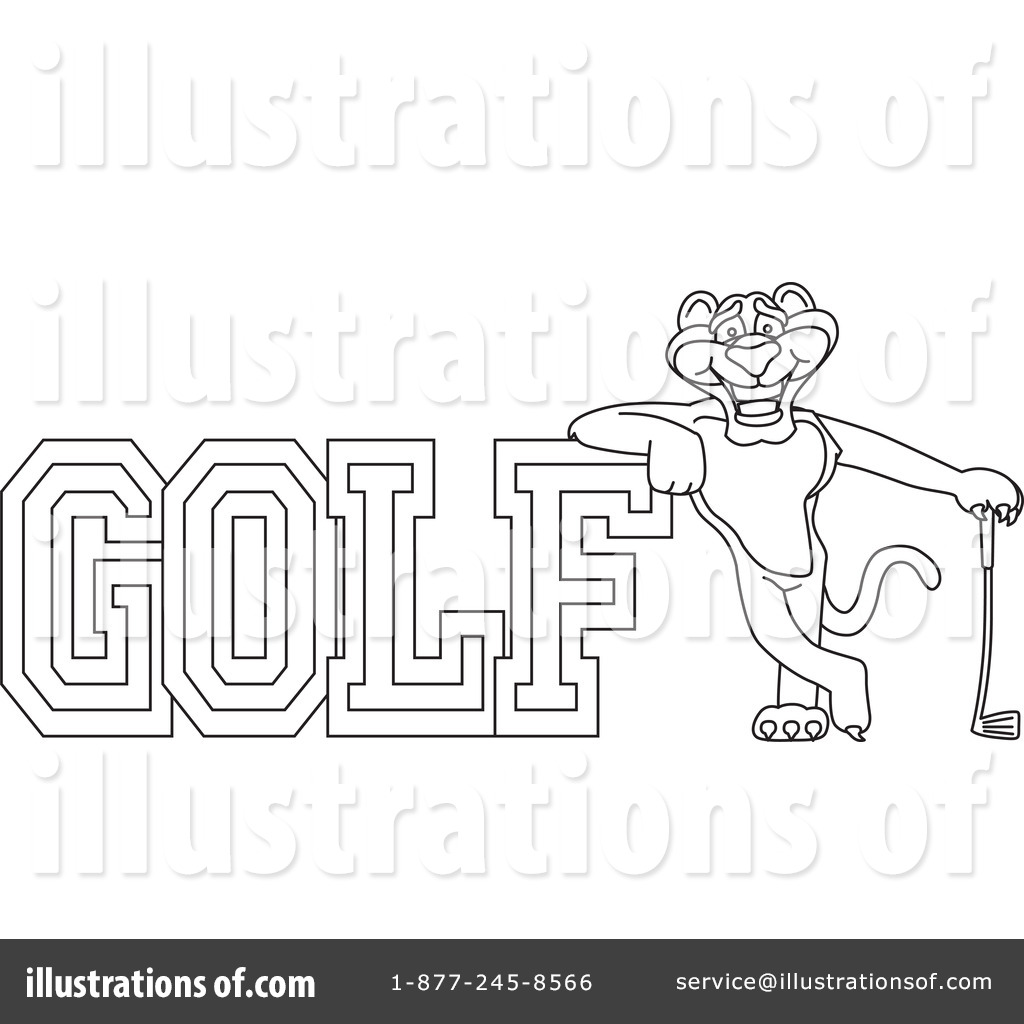 Big Cat Mascot Clipart #49524 - Illustration by Mascot Junction