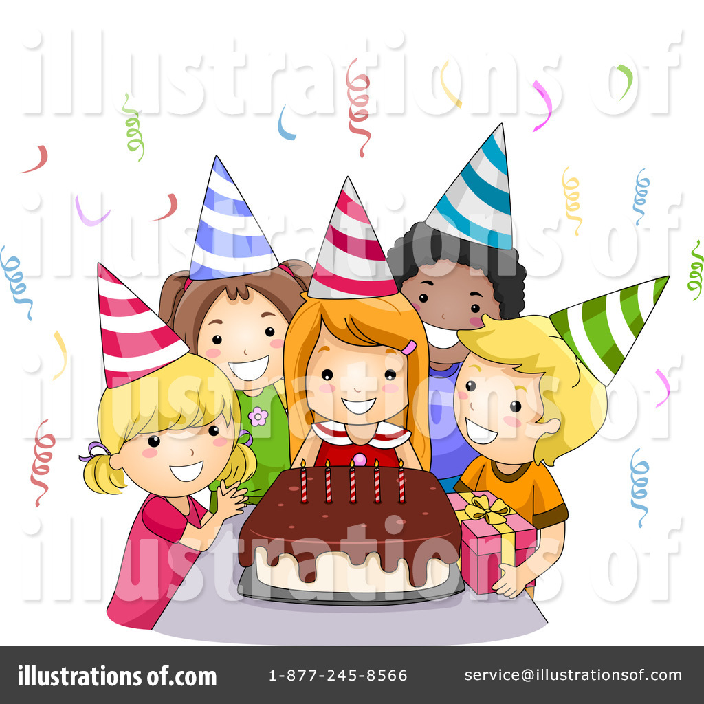Birthday Party Clipart 1063455 Illustration By Bnp Design Studio