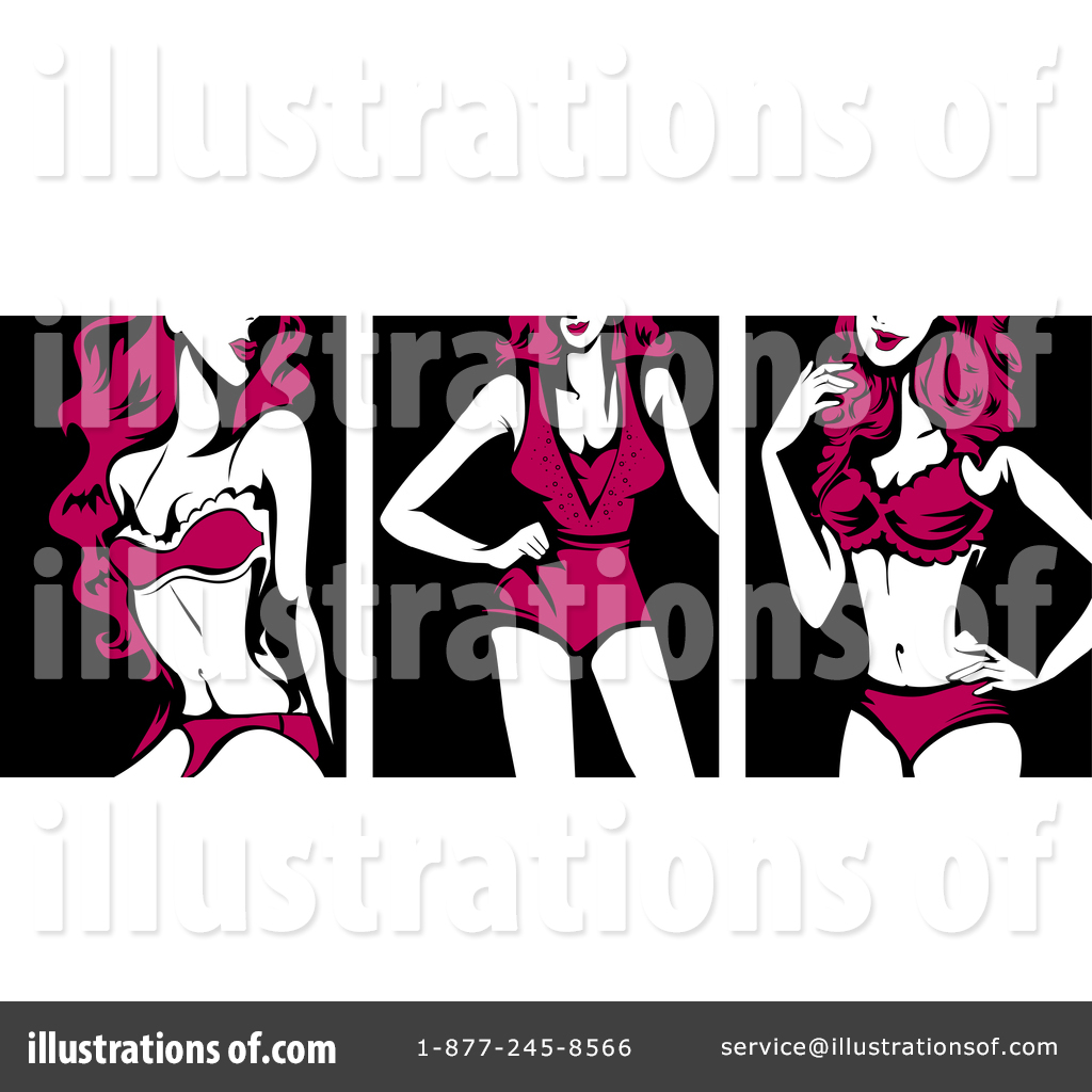 Lingerie Clipart #1352764 - Illustration by BNP Design Studio