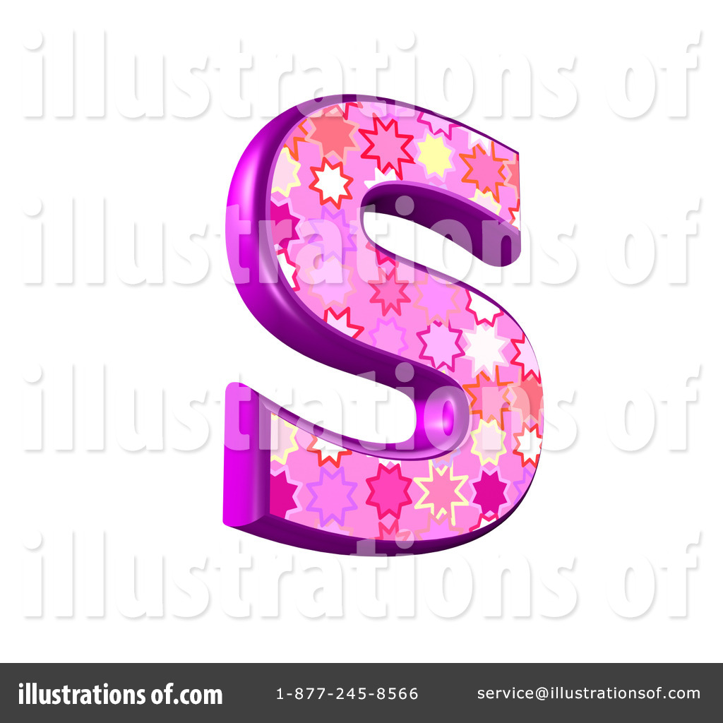 Capital Pink Burst Letter Clipart #436124 - Illustration by chrisroll