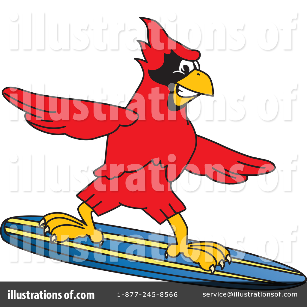 Cardinal Clipart, Clip art illustration of Cartoon Cardinal…