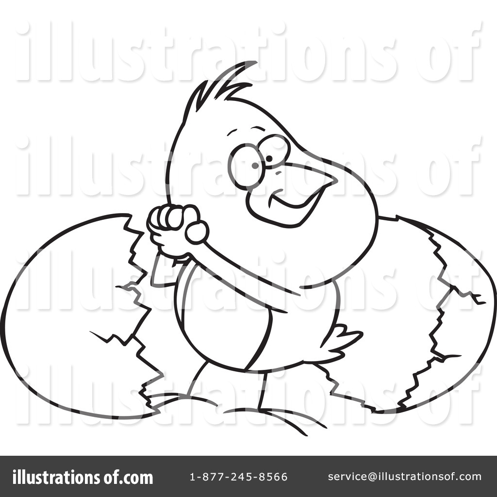 Chick Clipart 1045339 Illustration By Toonaday