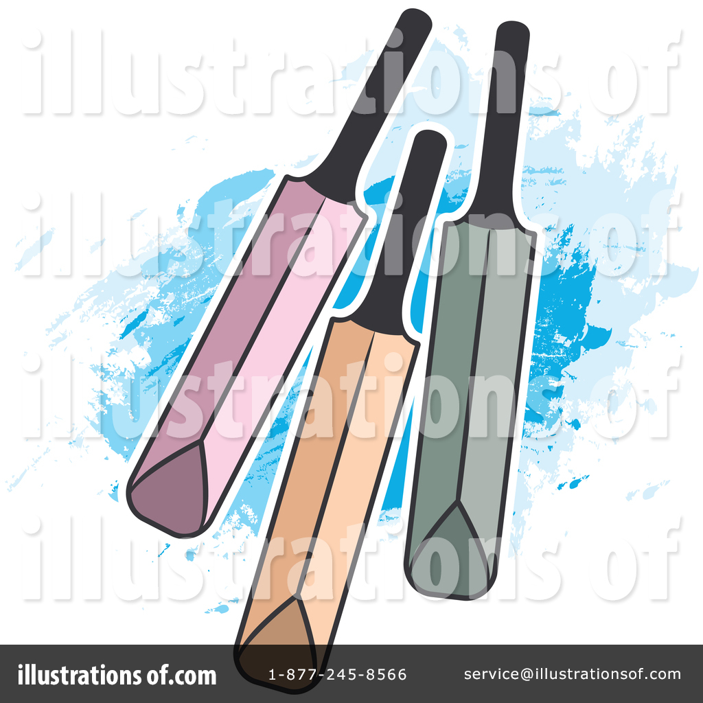 Premium Vector | A cricket bat and ball cricket oneline drawing
