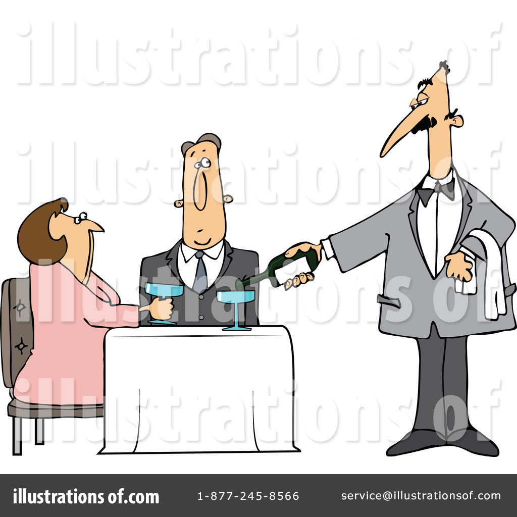 Dining Clipart #1105049 - Illustration by djart