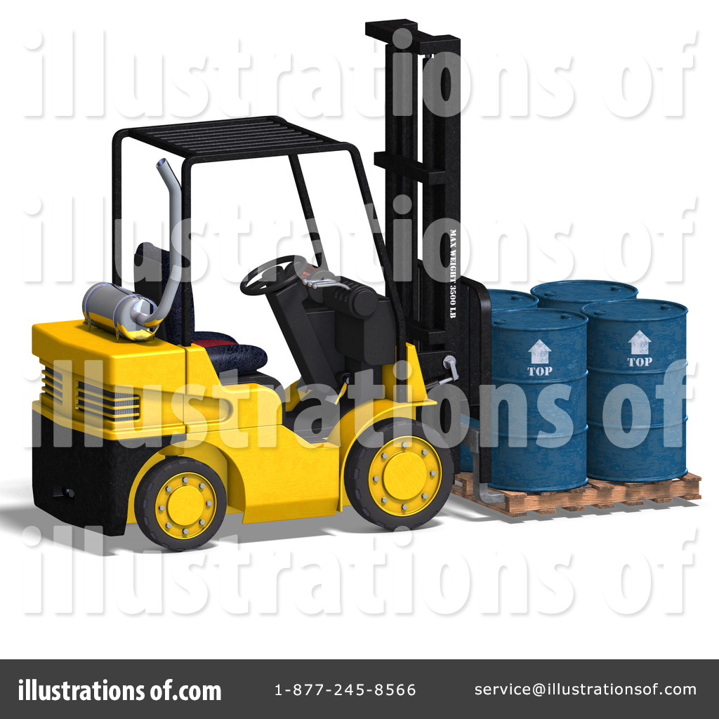 sample forklift license #1074132 Illustration by Forklift  Clipart  Ralf61