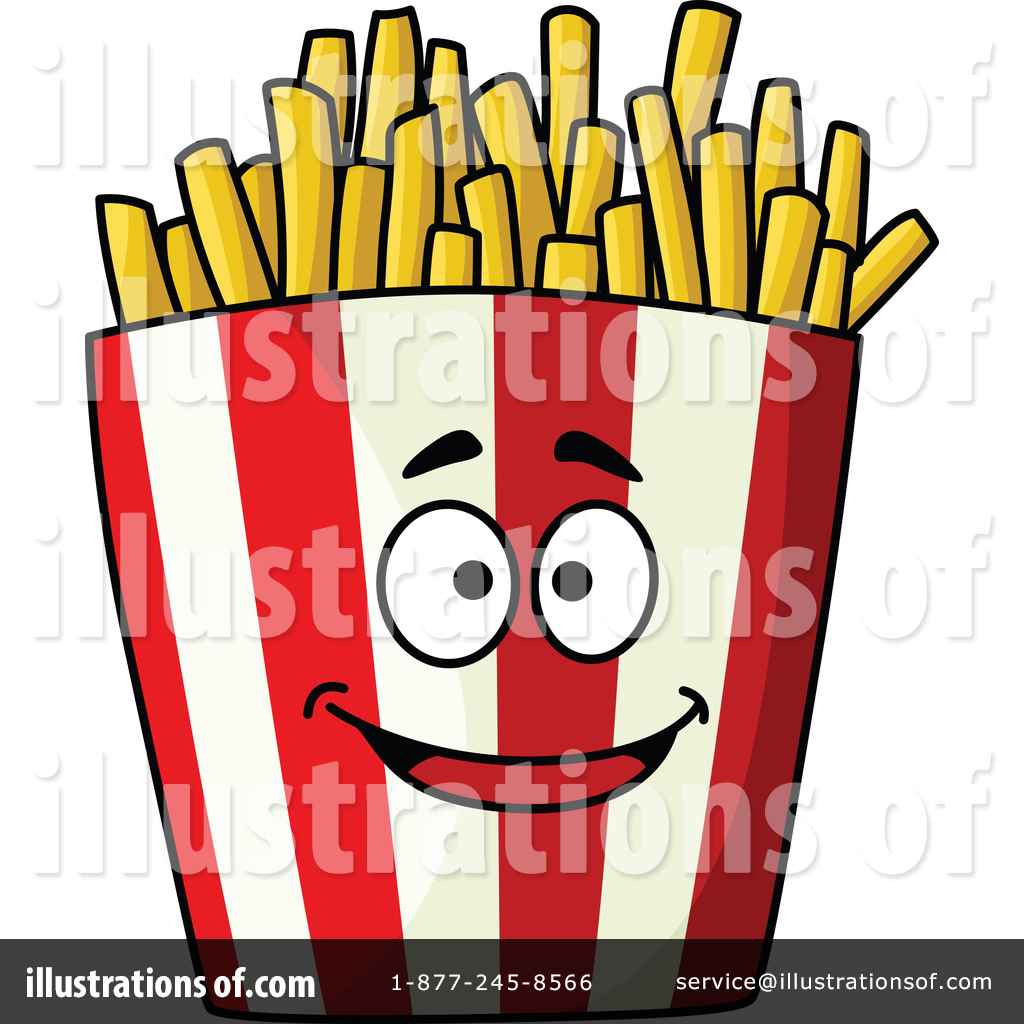 French Fries Clipart #1338197 - Illustration by Vector Tradition SM