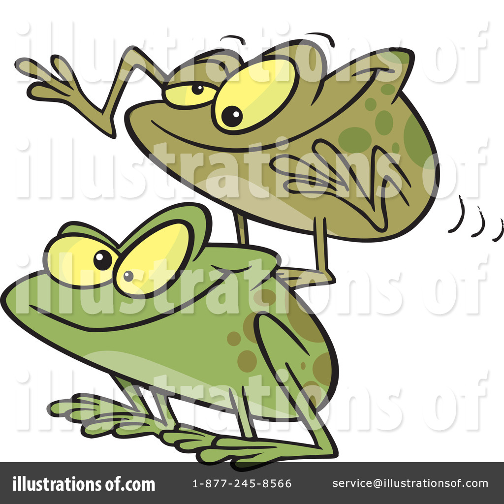 Летающая лягушка из мультфильма